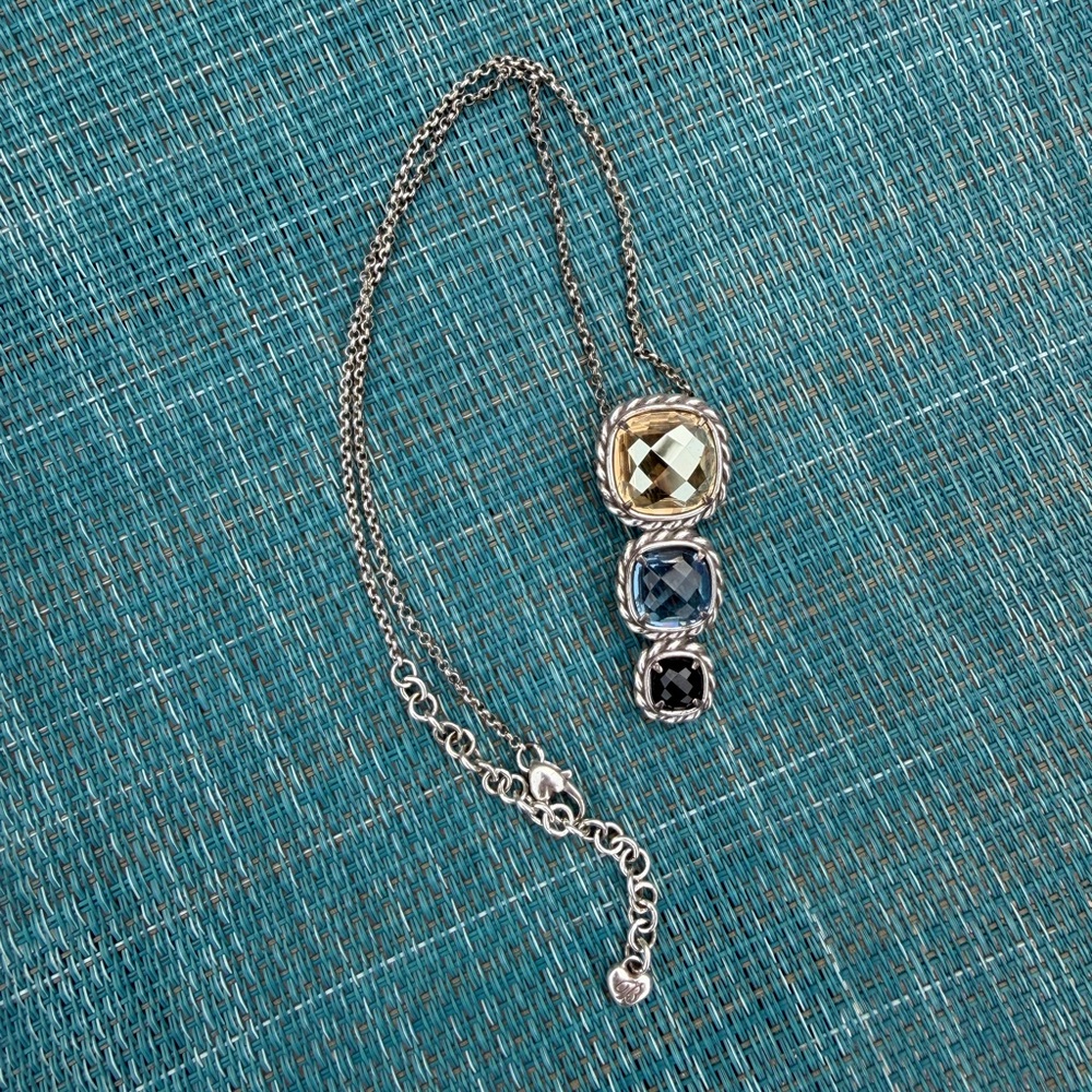 Brighton Your True Color Silver Tone Necklace with colored stones
